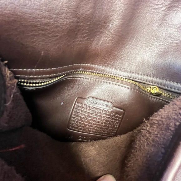 Coach vintage leather Station shoulder crossbody bag - Picture 15 of 17